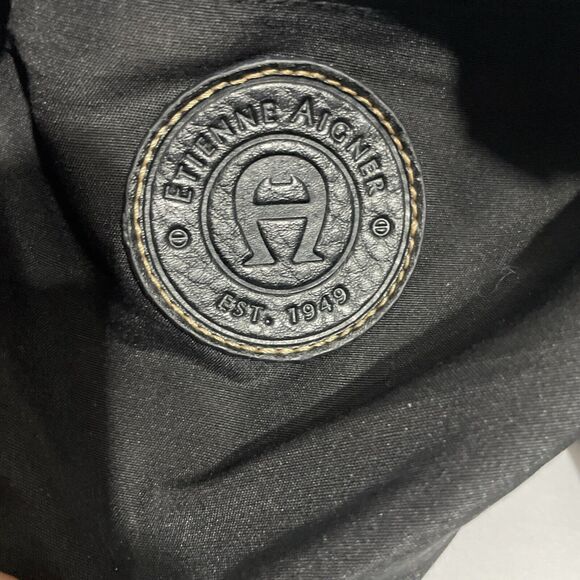 ETIENNE AIGNER Handbag: Brown Canvas Signature Logo Collection - Picture 15 of 16